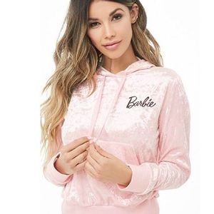 Forever 21 Crushed Velvet Hoodie